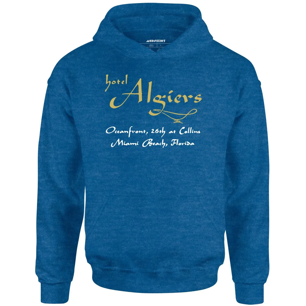 Algiers Hotel - Miami Beach, FL - Vintage Hotel - Unisex Hoodie