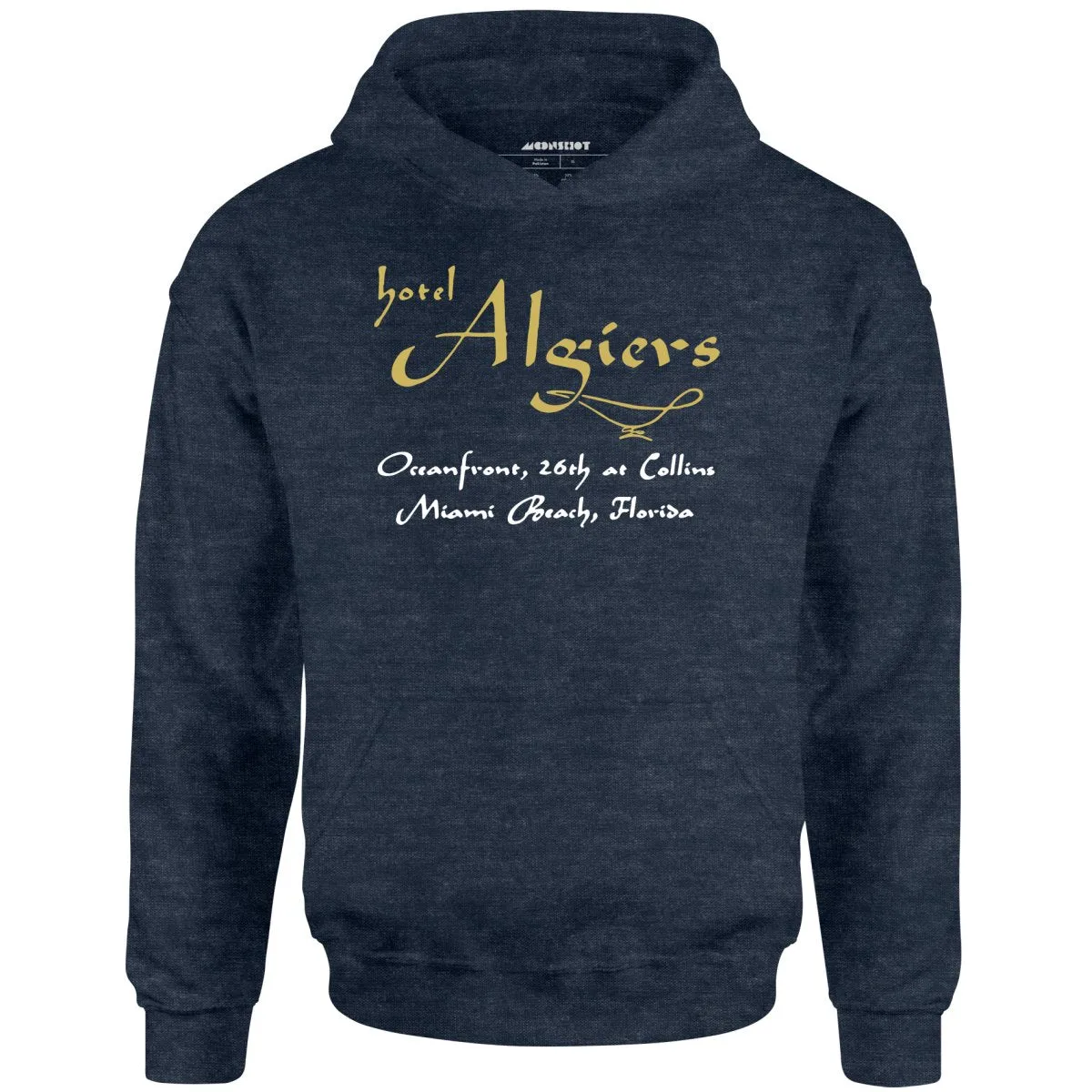 Algiers Hotel - Miami Beach, FL - Vintage Hotel - Unisex Hoodie