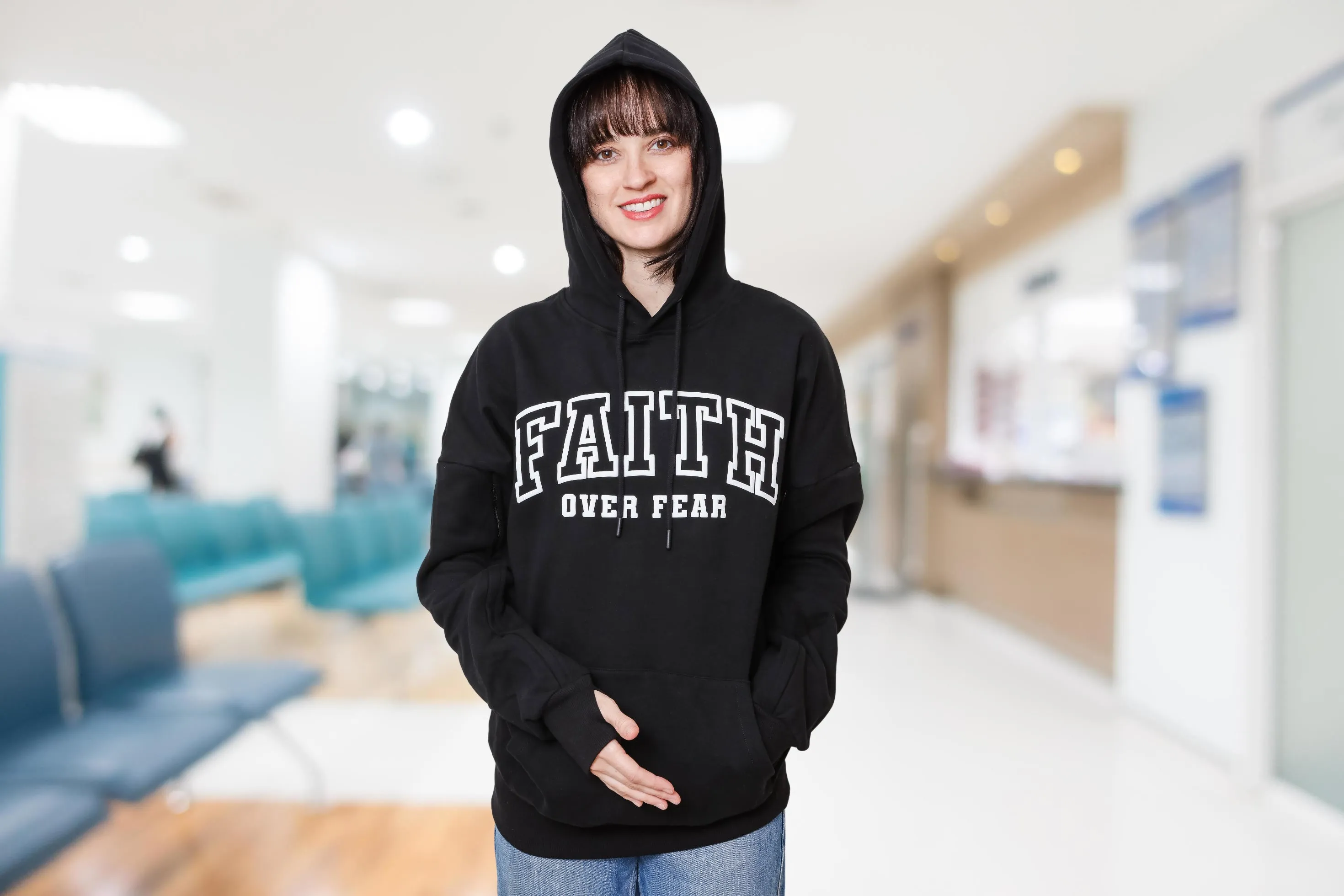 Arm Access Pullover Hoodies. For Men and Women