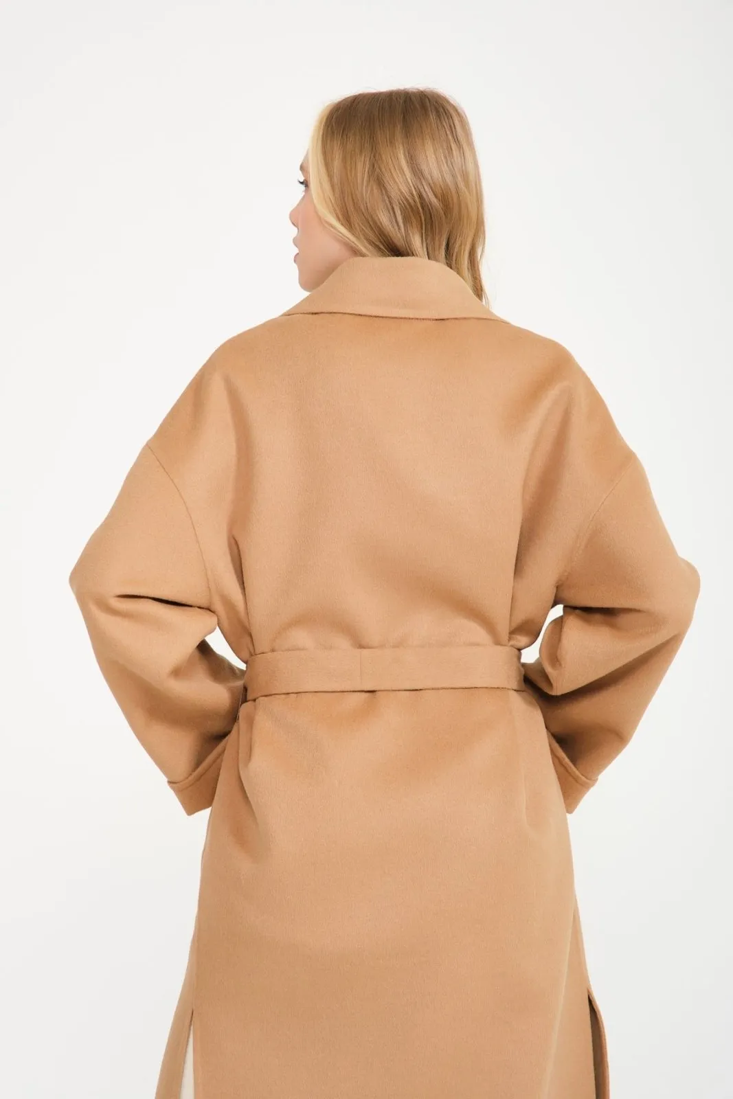 Camel Wool Long Coat