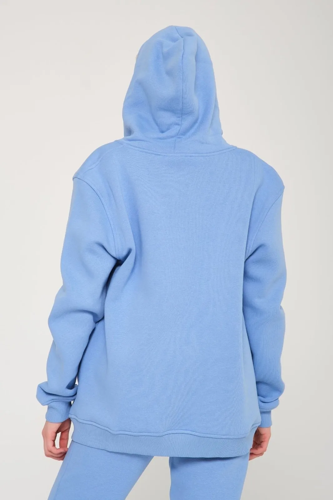 Chinchilla Fur-Lined Zipped Hoodie