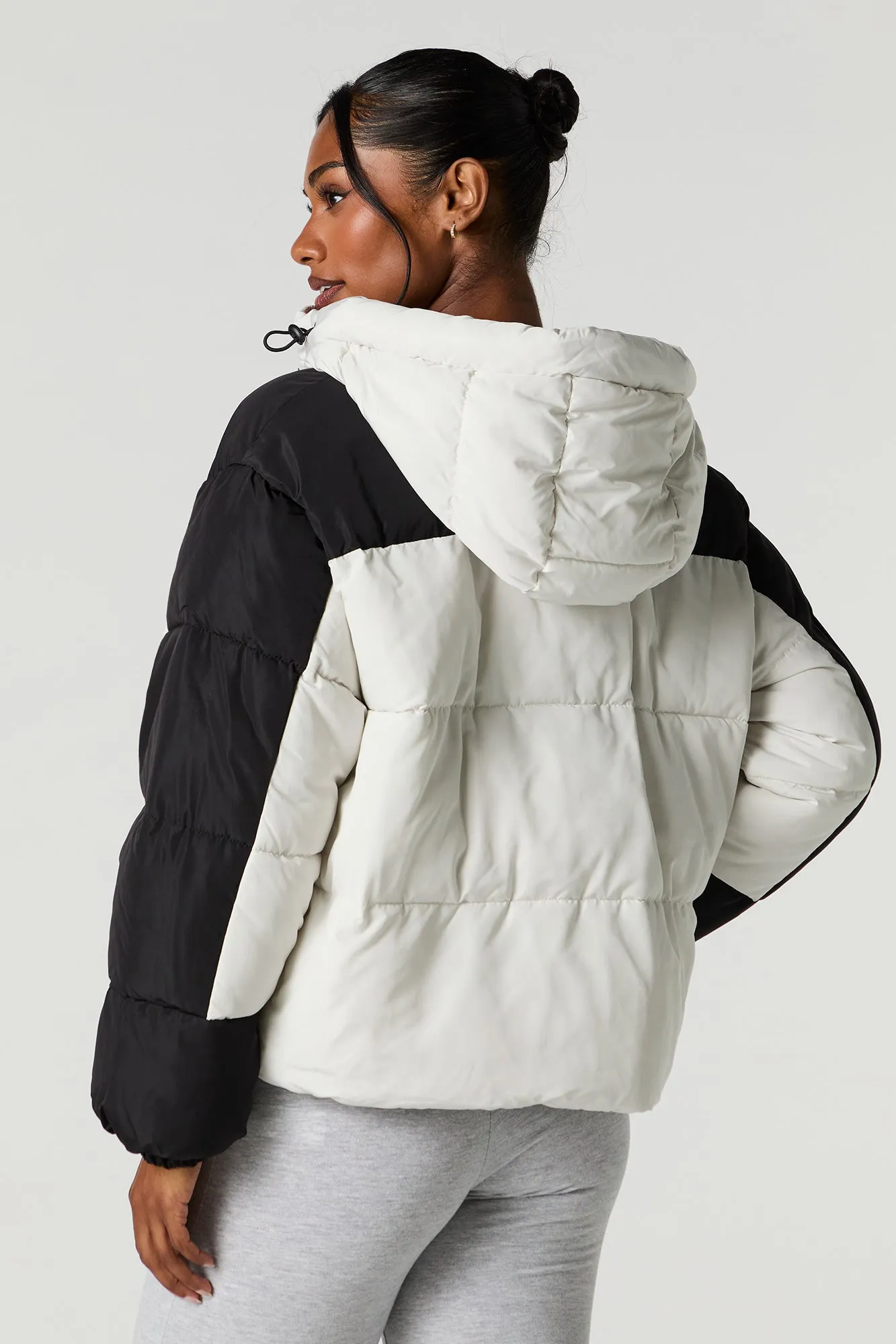 Colourblock Puffer Jacket