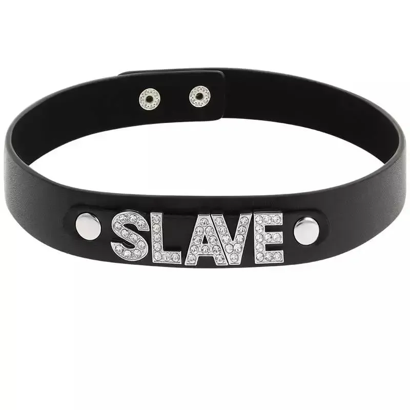 Coquette Leather Choker (Vegan Leather) – Slave