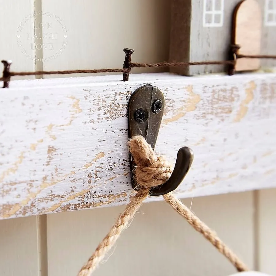 Country Wooden Houses Wall Hooks