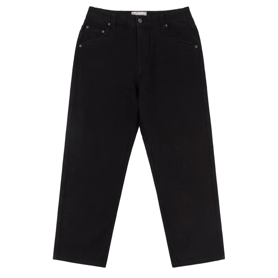 Dime Classic Relaxed Denim Pants, Black