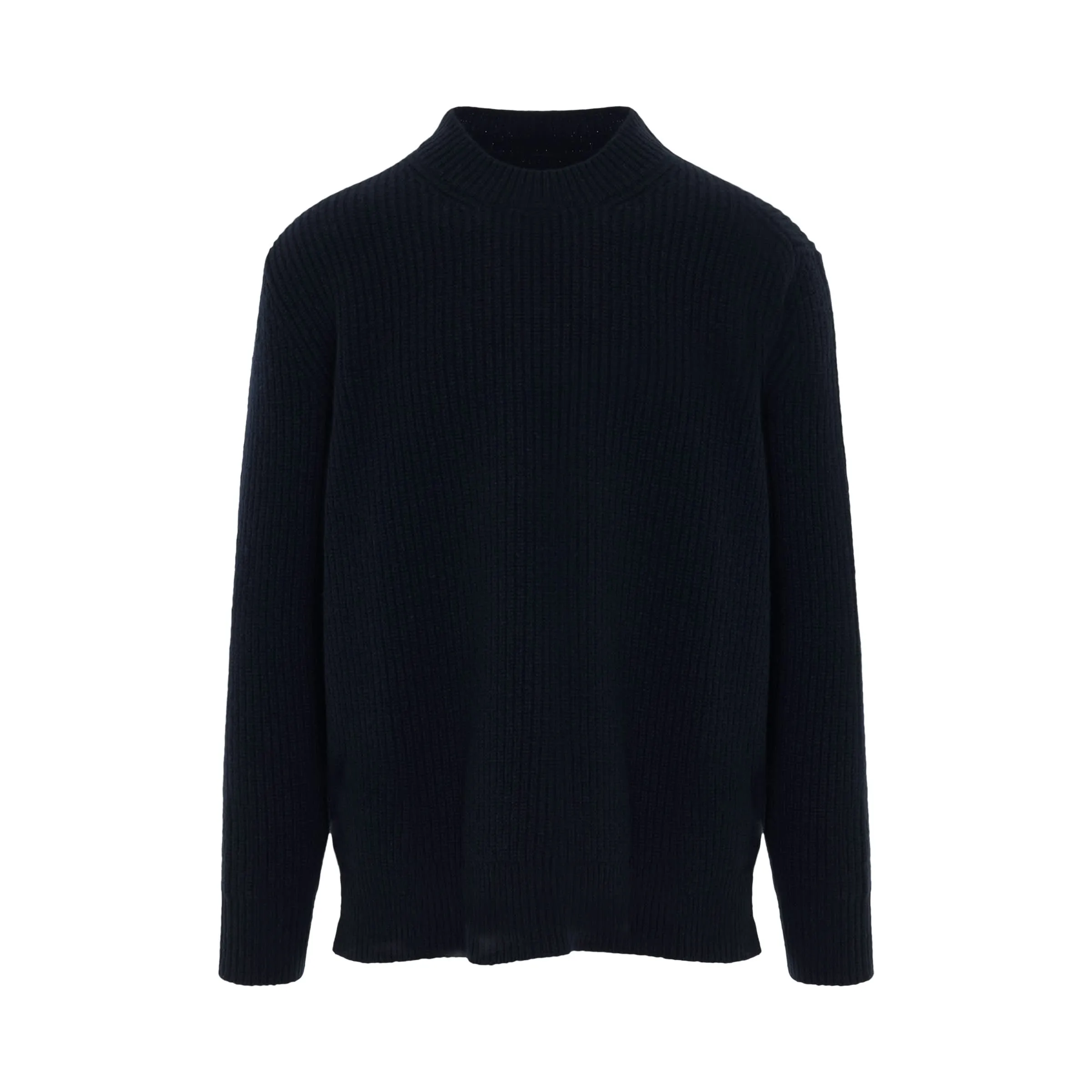 Donegal Classic Knit Sweater in Dark Blue