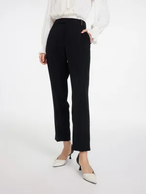 EP YAYING Tapered Black Pants