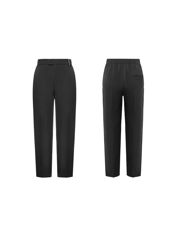 EP YAYING Tapered Black Pants