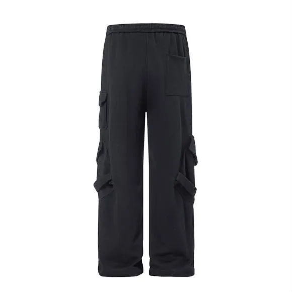 Faire Echo black multi-pocket cargo Pants