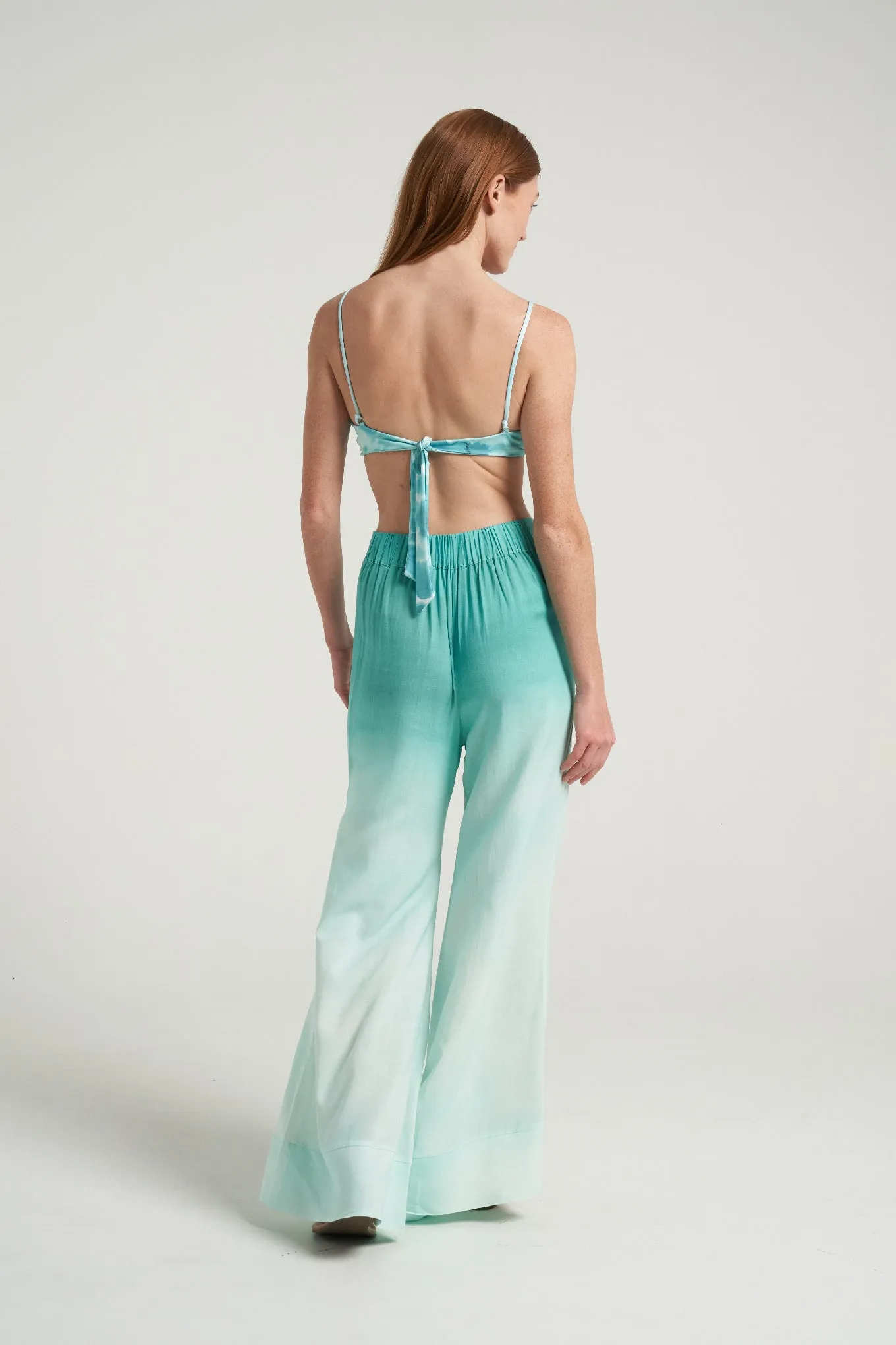 Flared Pants Oasis Aqua