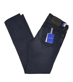 JACOB COHEN Washed Grey Denim Pant