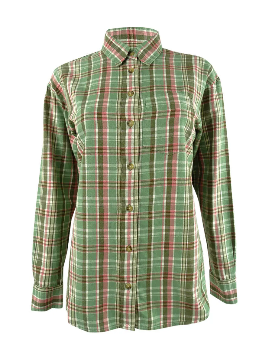 Lauren Ralph Lauren Plaid Cotton Twill Shirt