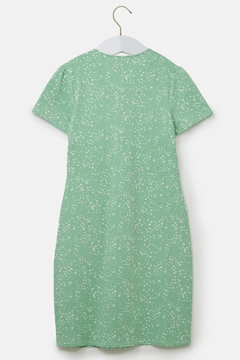 Lena Dress - Soft Green Floral