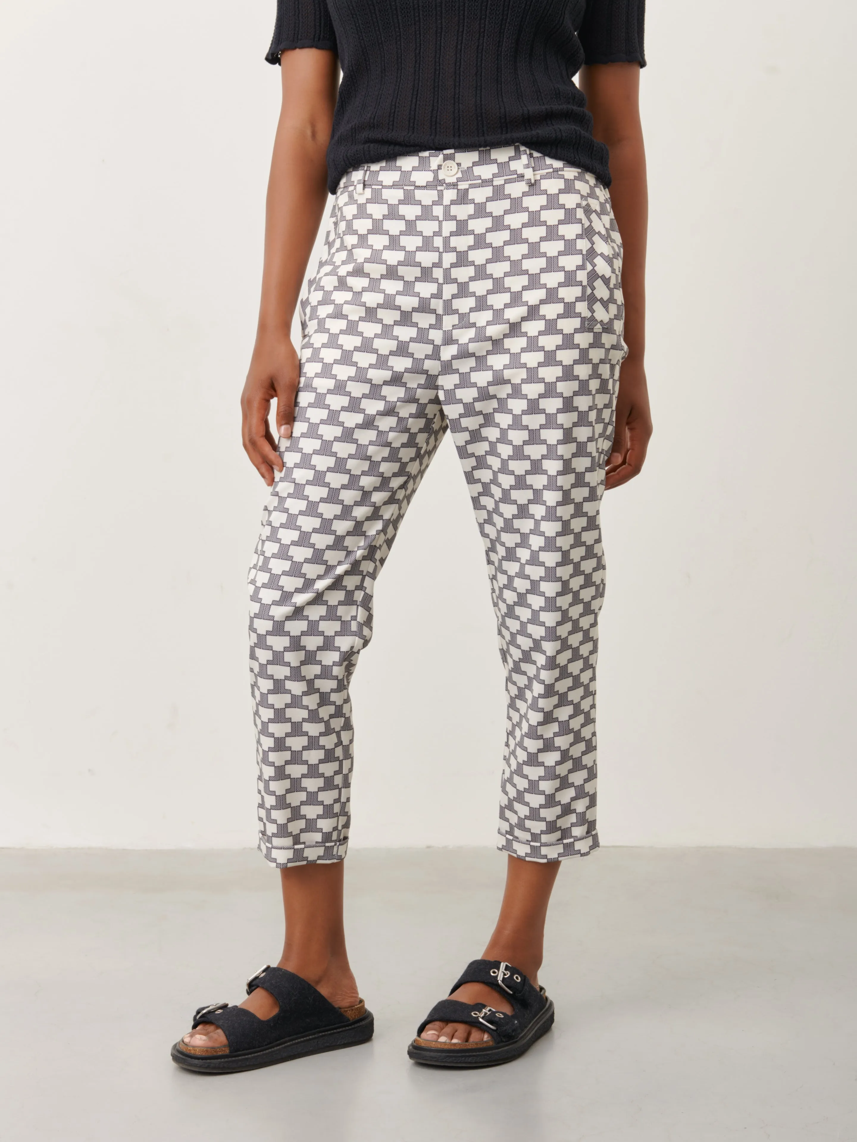 Lena Pants | White Black