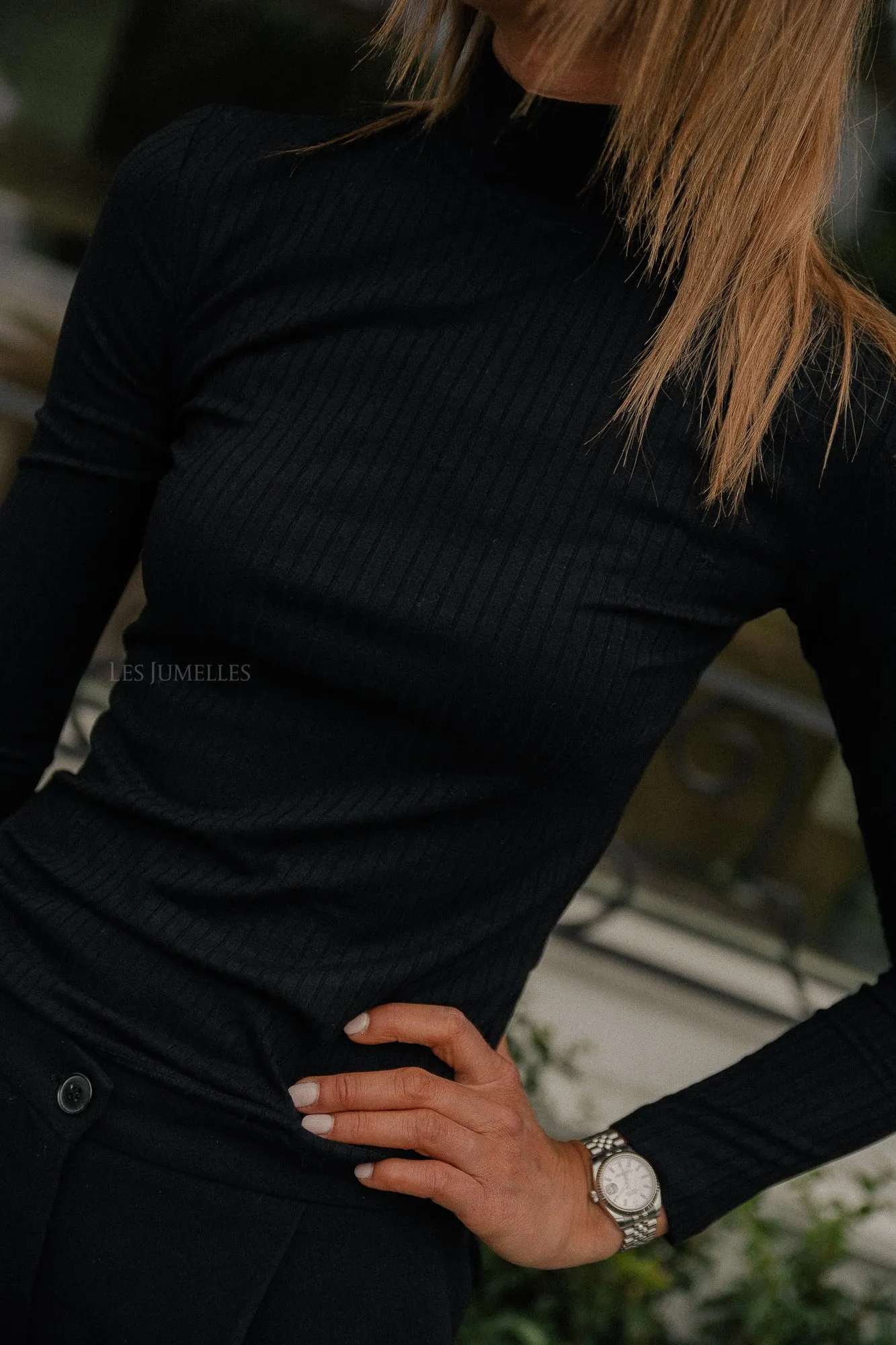 Manon longsleeve black