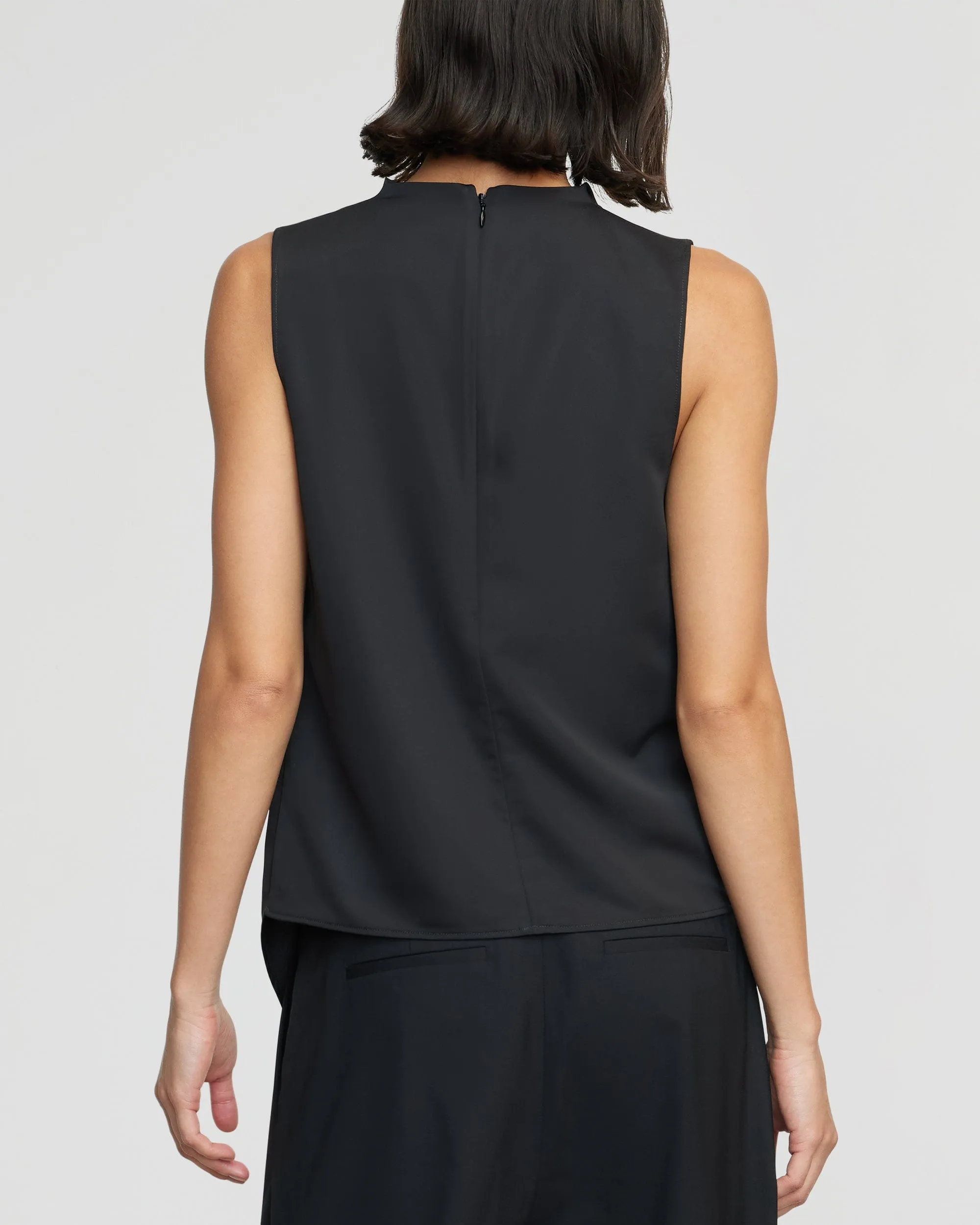 Marjon Asymmetric-Hem Blouse