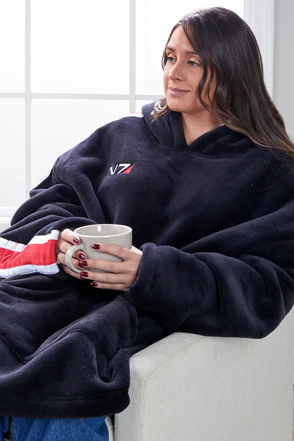 Mass Effect N7 Blanket Hoodie