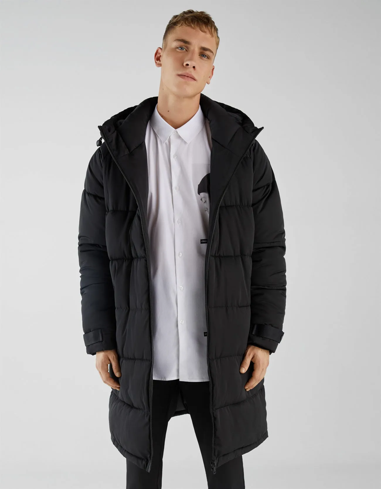 Puffer hooded coat