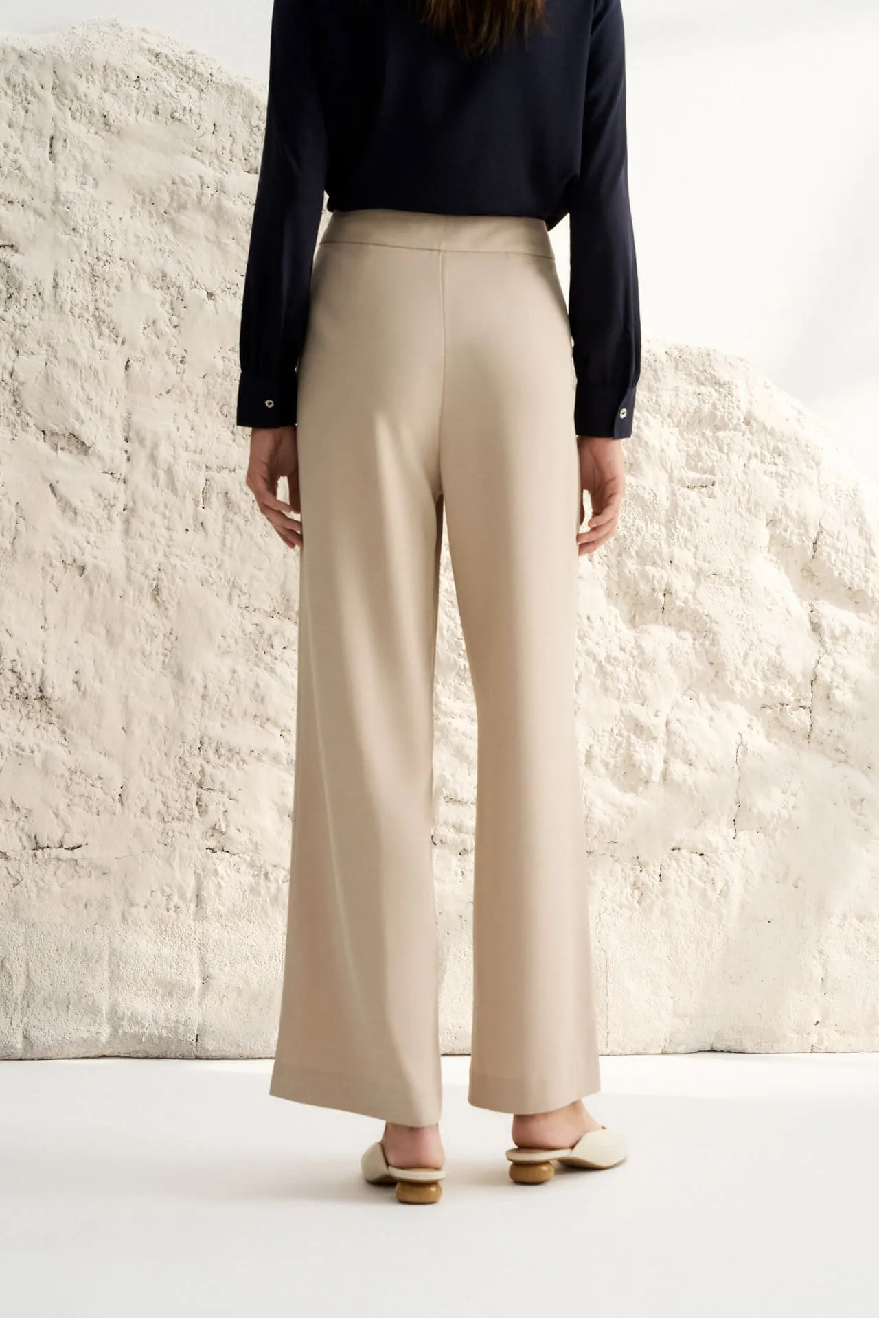 Relaxed Straight Leg Dobby Twill Pants