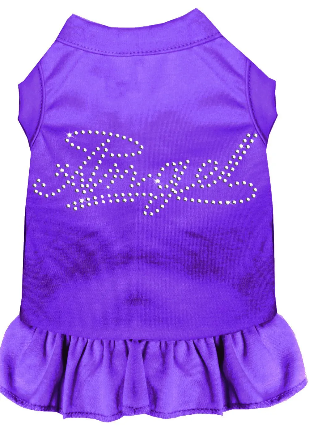 Rhinestone Angel Dress Purple 4x (22)