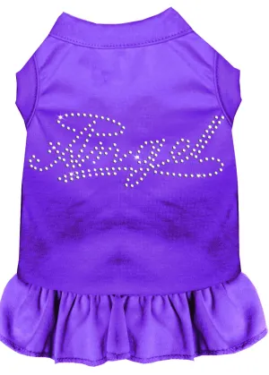 Rhinestone Angel Dress Purple 4x (22)