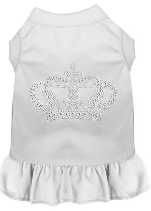 Rhinestone Crown Dress White Xxl (18)