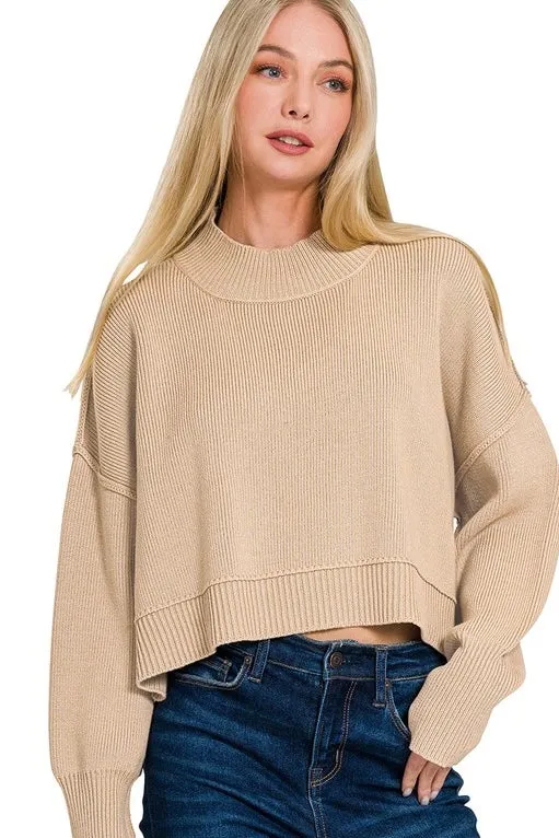 Susie Cropped Sweater // 2 colors