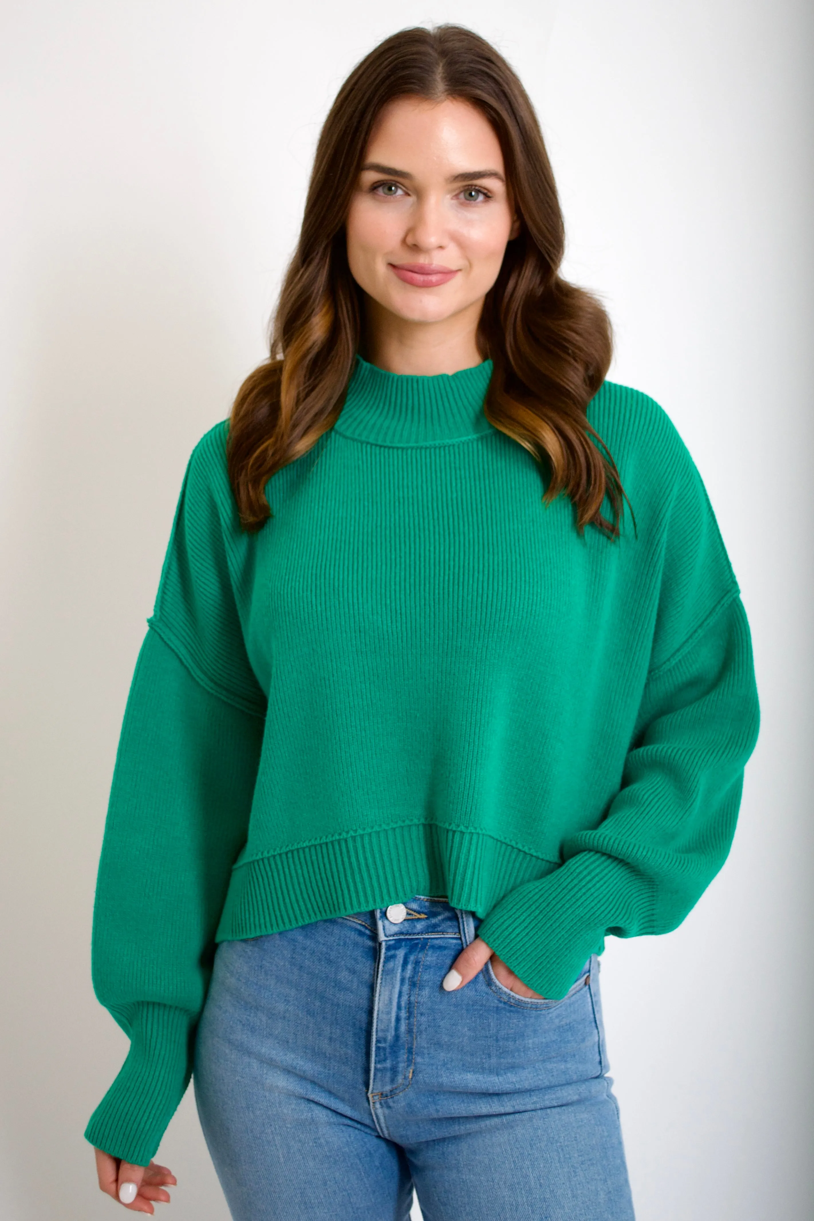 Susie Cropped Sweater // 2 colors