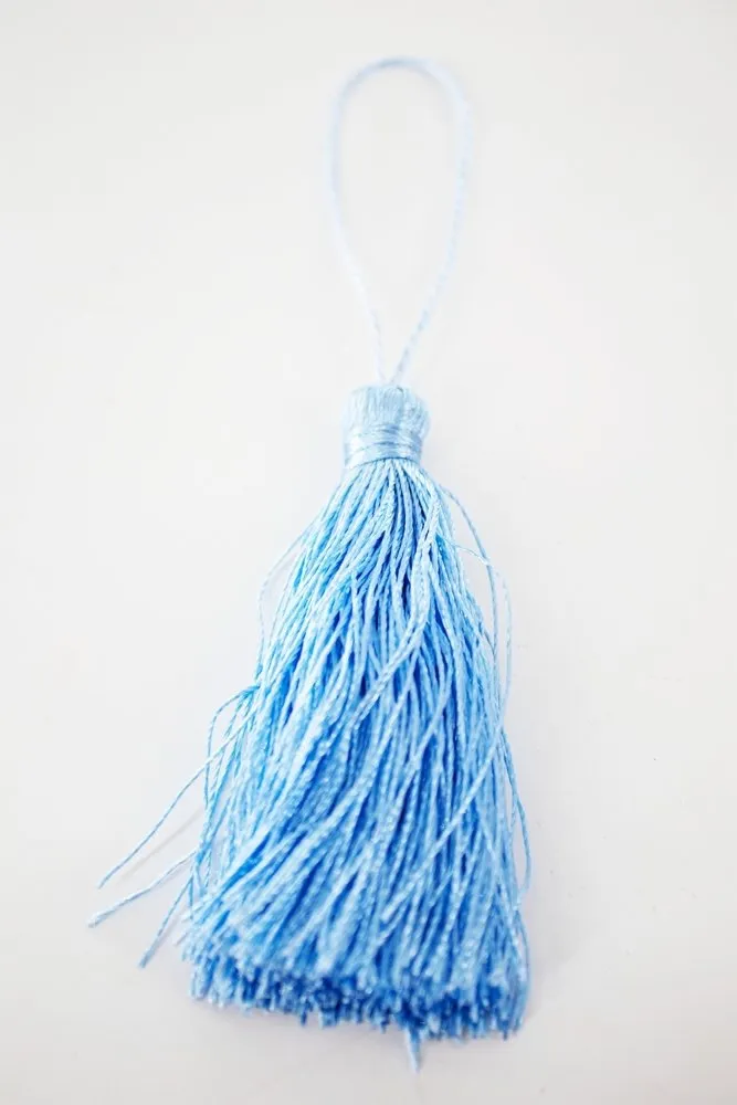 Tassel blue 17cm