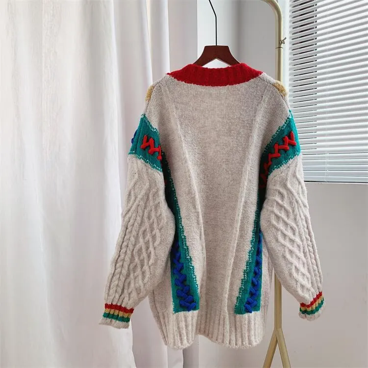 Thicken Warm Knitting Cardigan Sweaters for Women