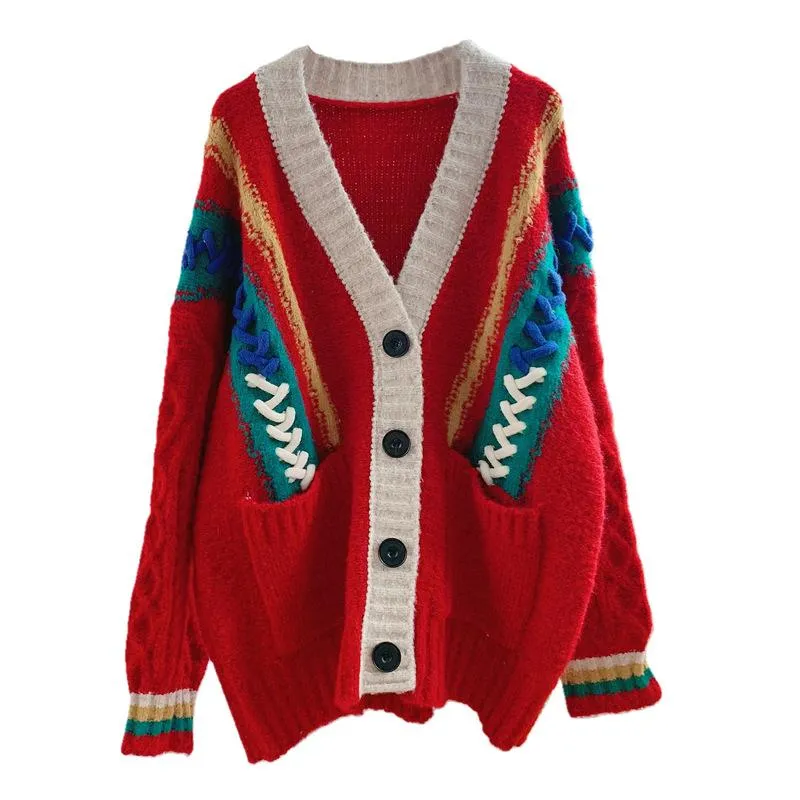 Thicken Warm Knitting Cardigan Sweaters for Women