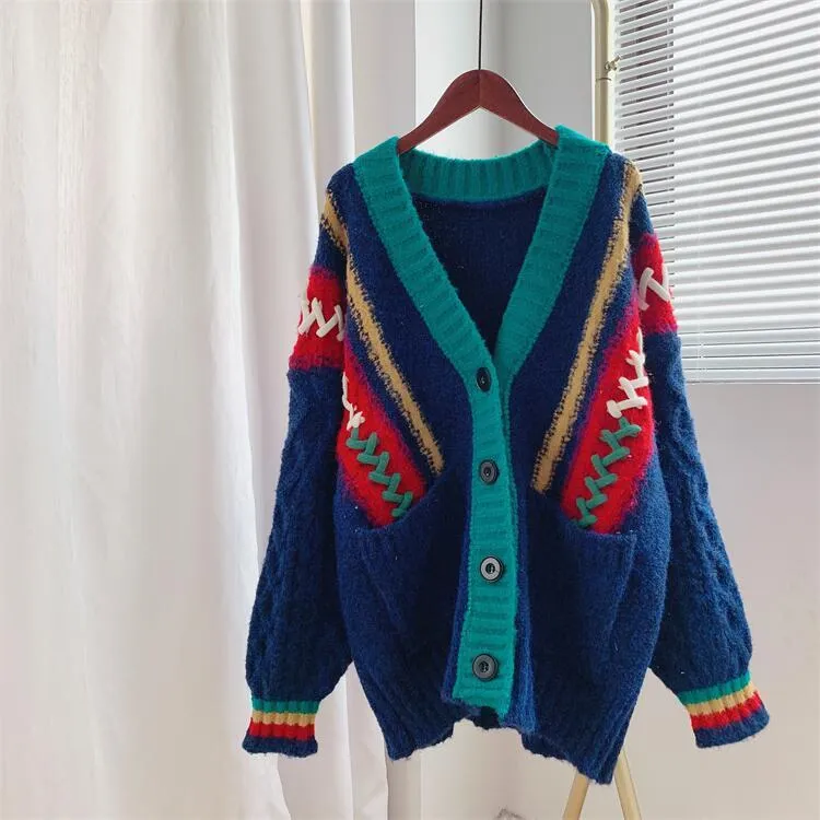 Thicken Warm Knitting Cardigan Sweaters for Women