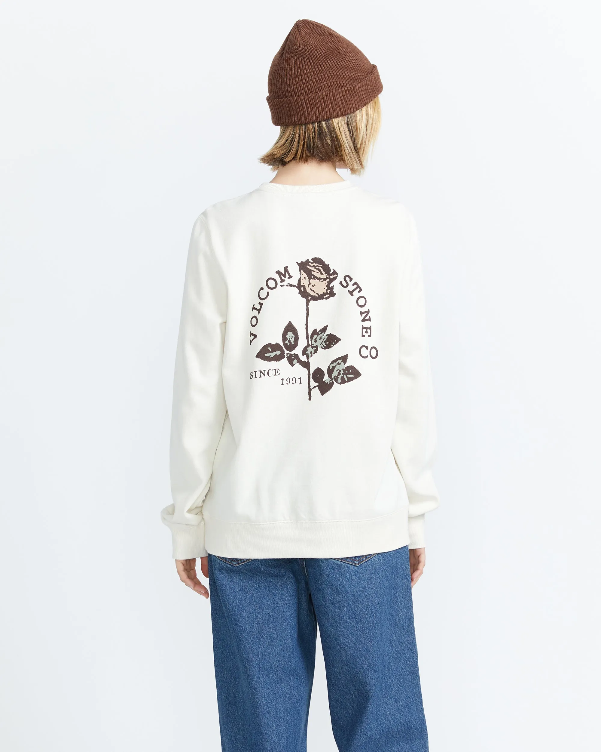 Truly Deal Crew Sweatshirt - Bone