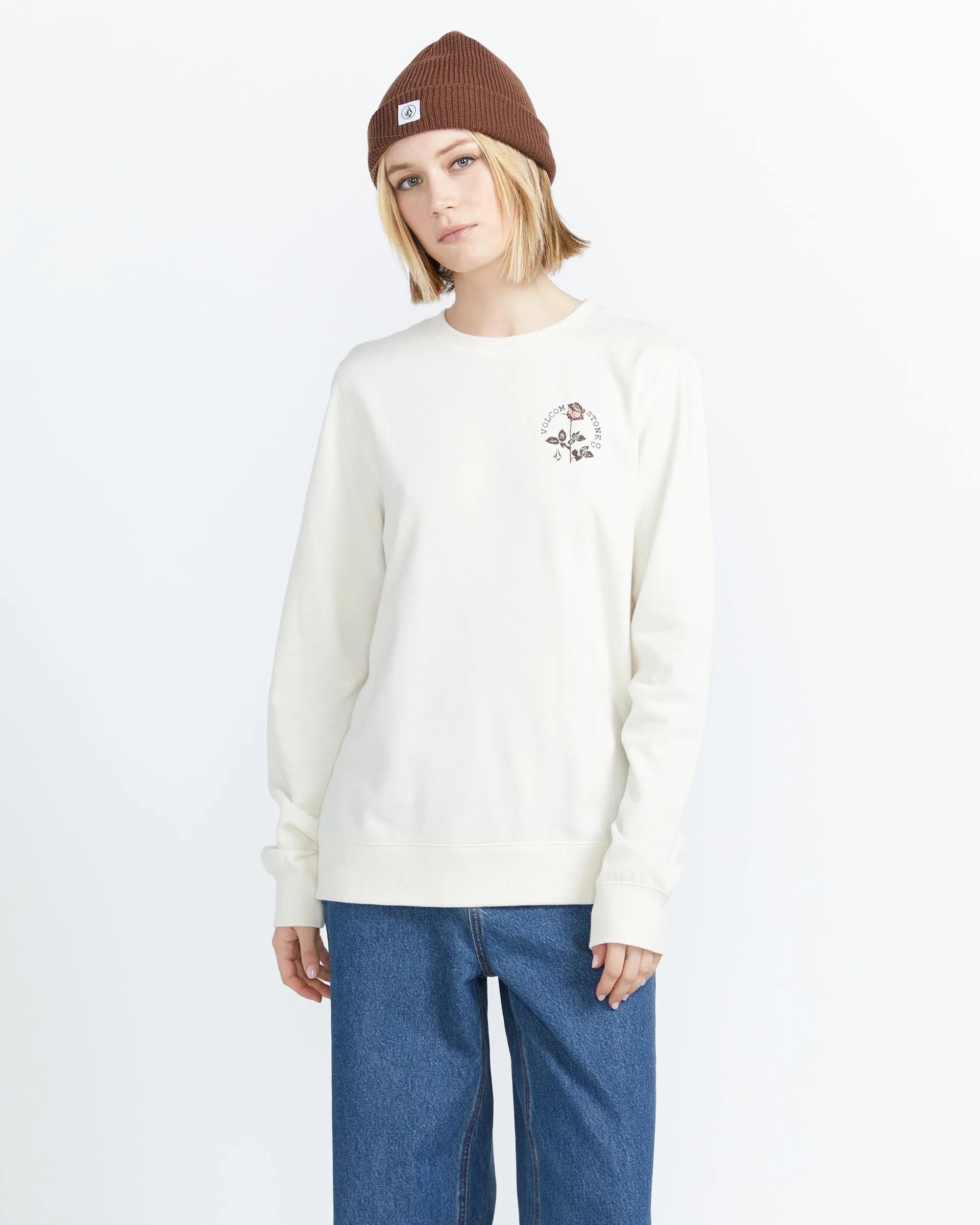 Truly Deal Crew Sweatshirt - Bone