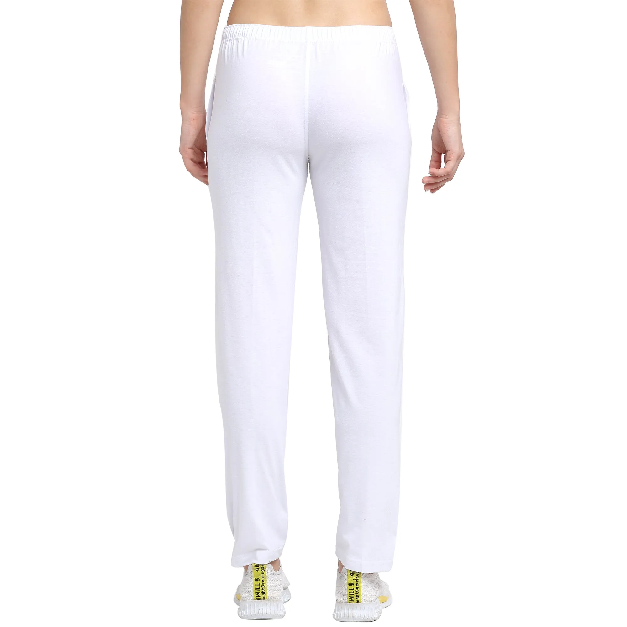 Vimal Jonney White Trackpant For Women's