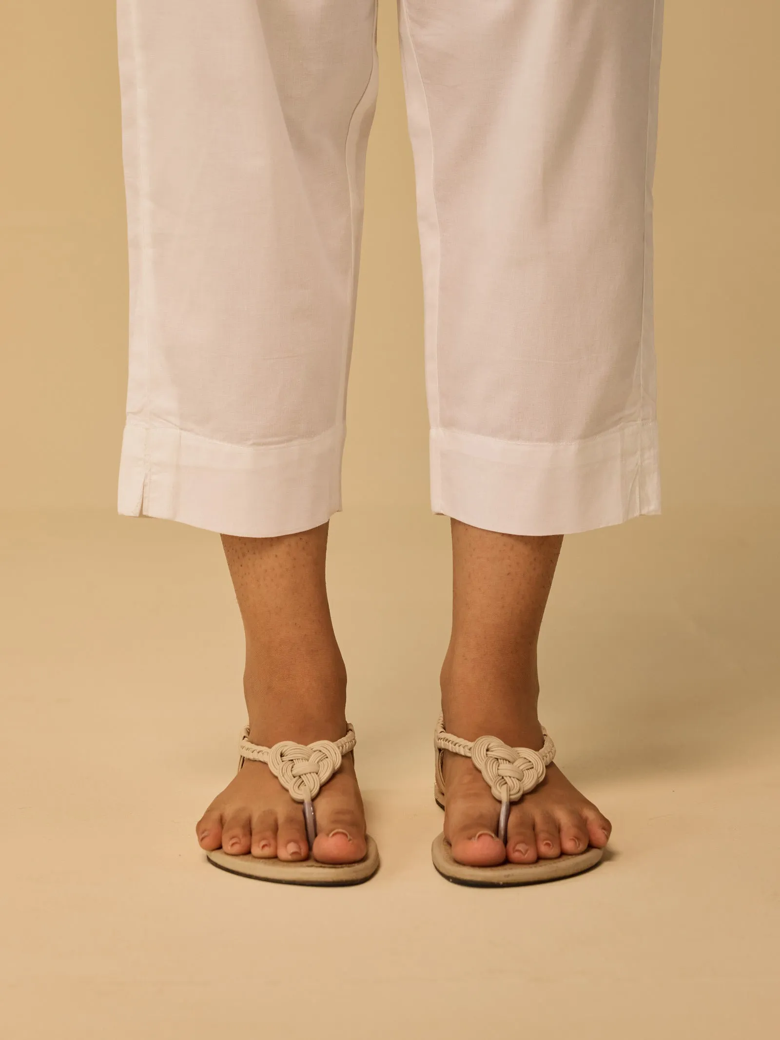 White Short - Seriously Short Cotton Pant