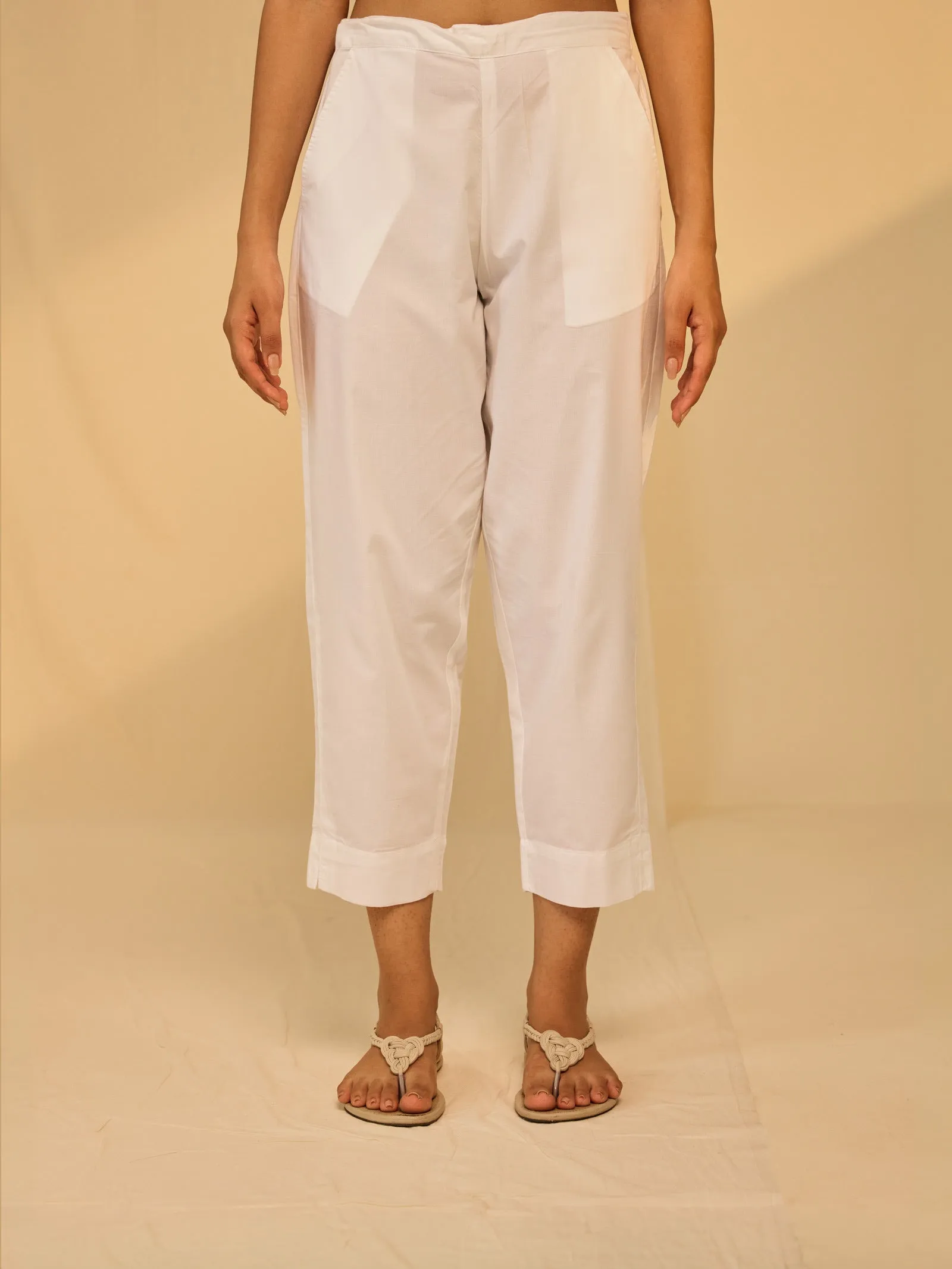 White Short - Seriously Short Cotton Pant